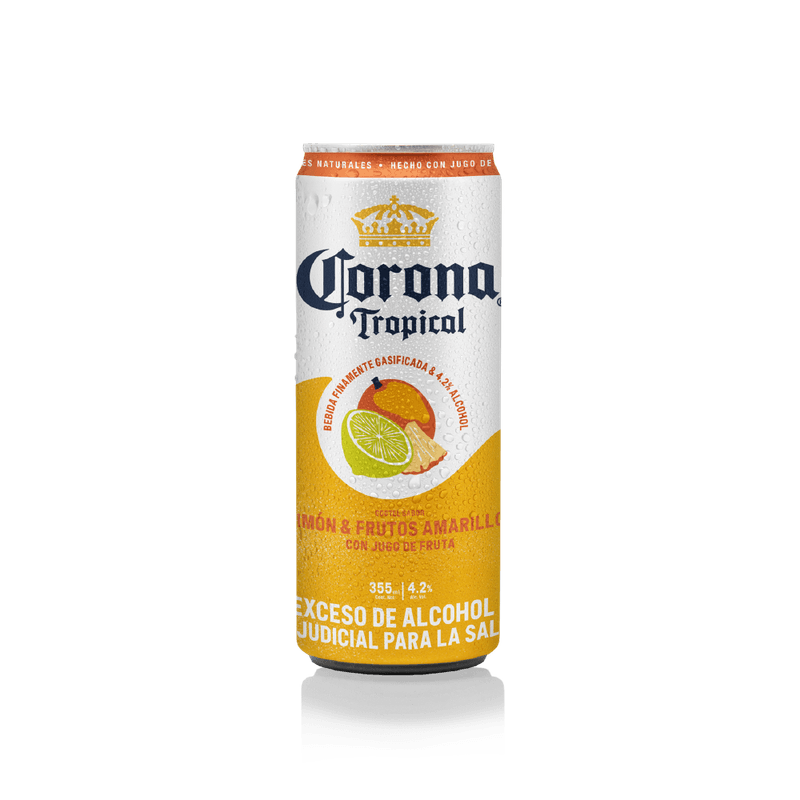 corona-tropical-y-frutos-amarillos