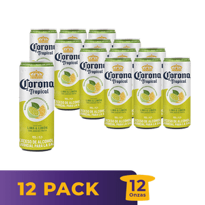 12 Pack Corona Tropical, Lima Limón