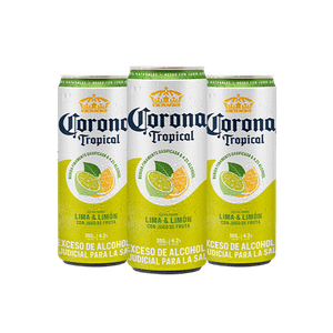 3 Pack Corona Tropical, Lima Limon